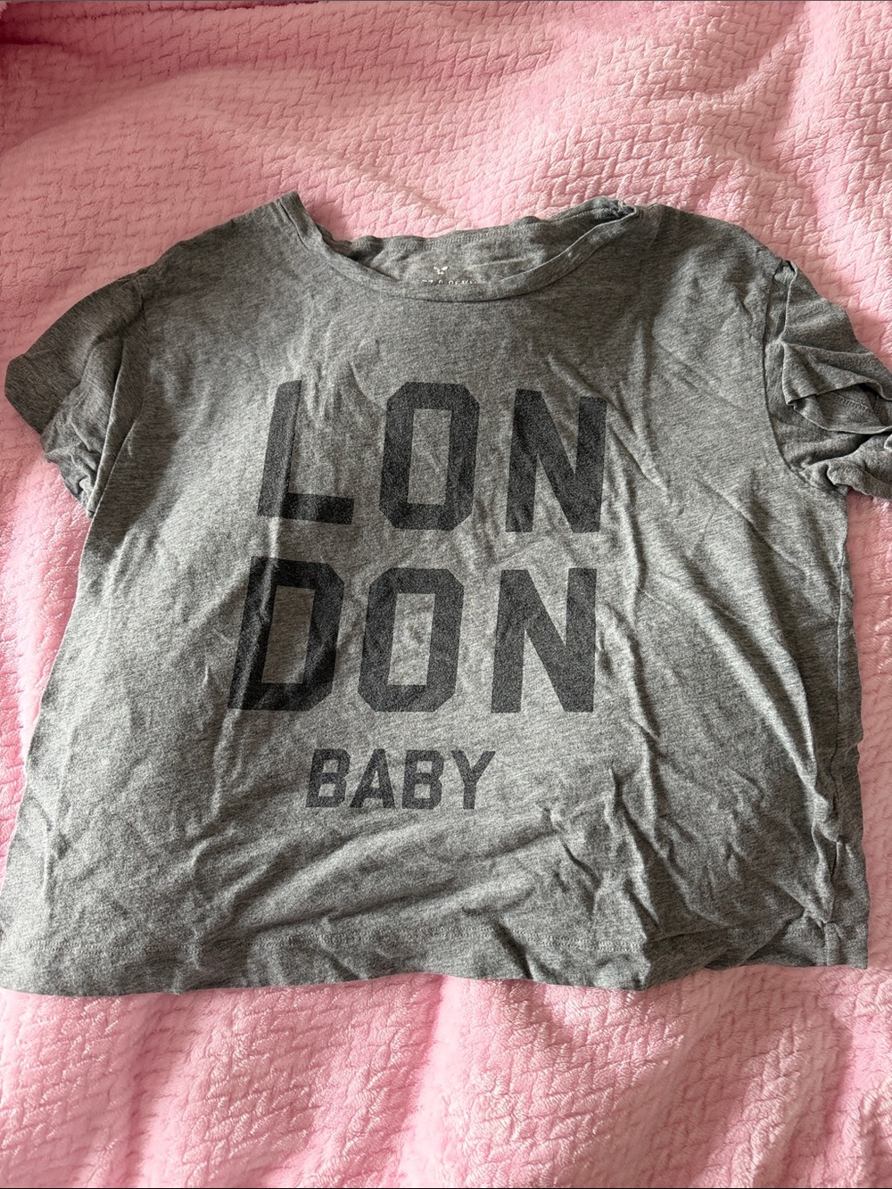 Gray 'London Baby' Tee